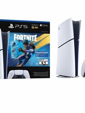 Sony PS5 Fortnite Edition Console - White with Blue Accent